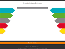Tablet Screenshot of freestudentsproject.com